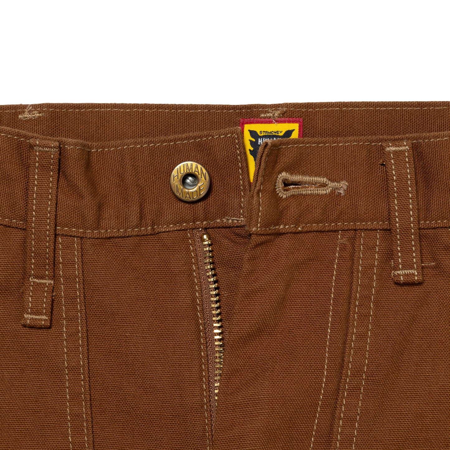 Human Made DUCK PAINTER PANTS BROWN