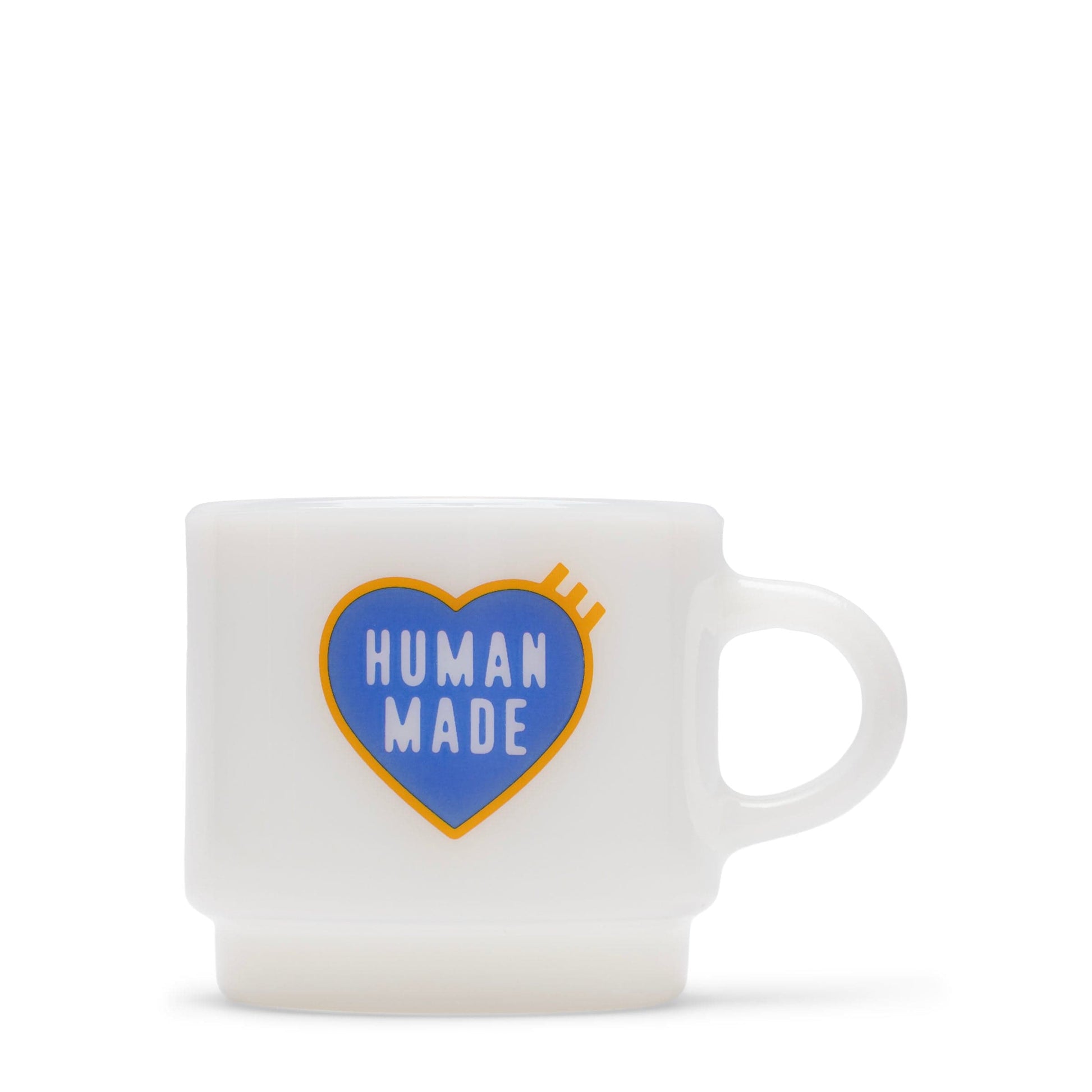 HUMAN MADE GLASS MUG WHITE