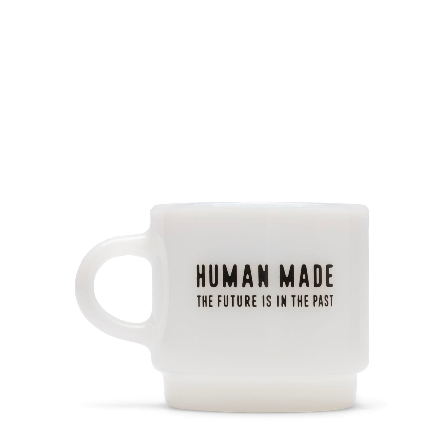 HUMAN MADE GLASS MUG WHITE