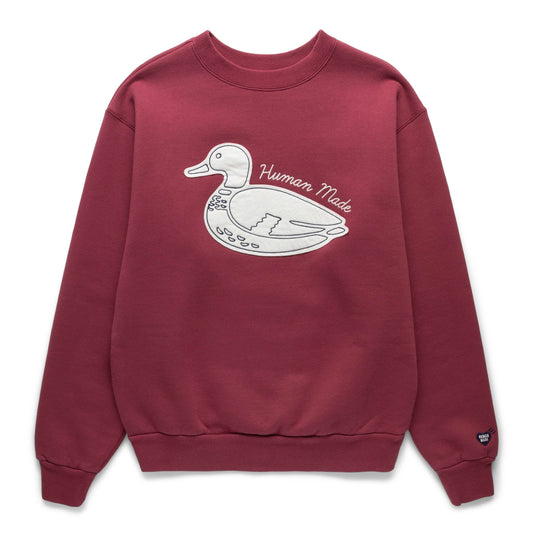 HUMAN MADE GRAPHIC SWEATSHIRT BURGUNDY