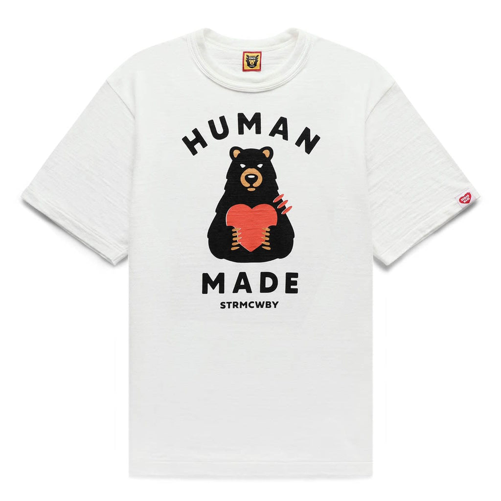 Human Made - Logo-Print Cotton-Jersey T-Shirt - White Human Made