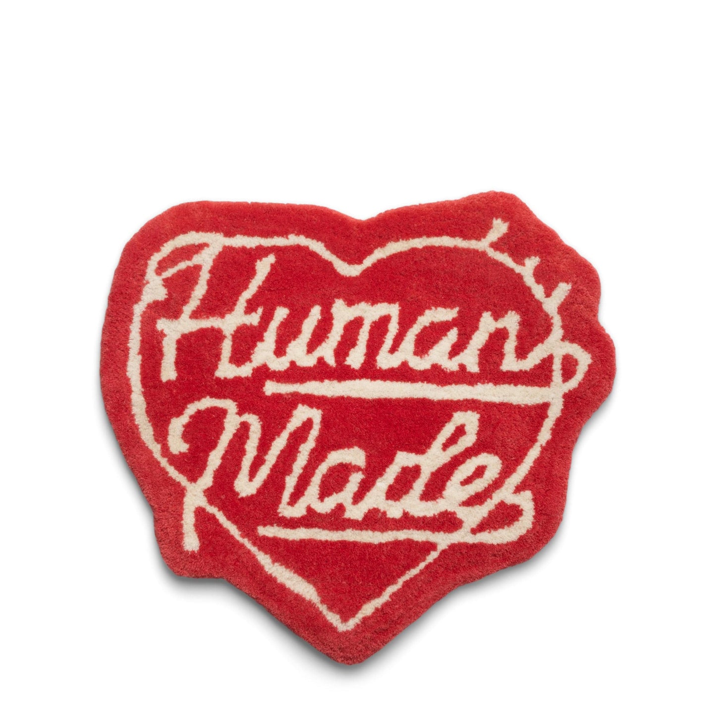 HUMAN MADE HEART RUG SMALL RED