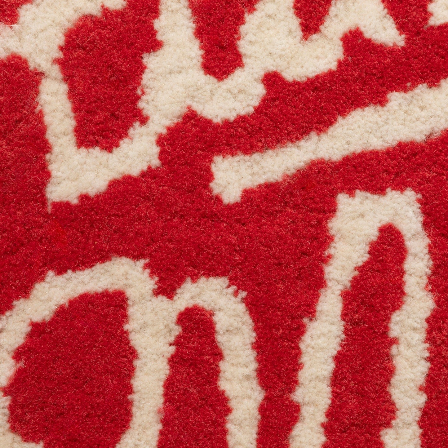 HUMAN MADE HEART RUG SMALL RED