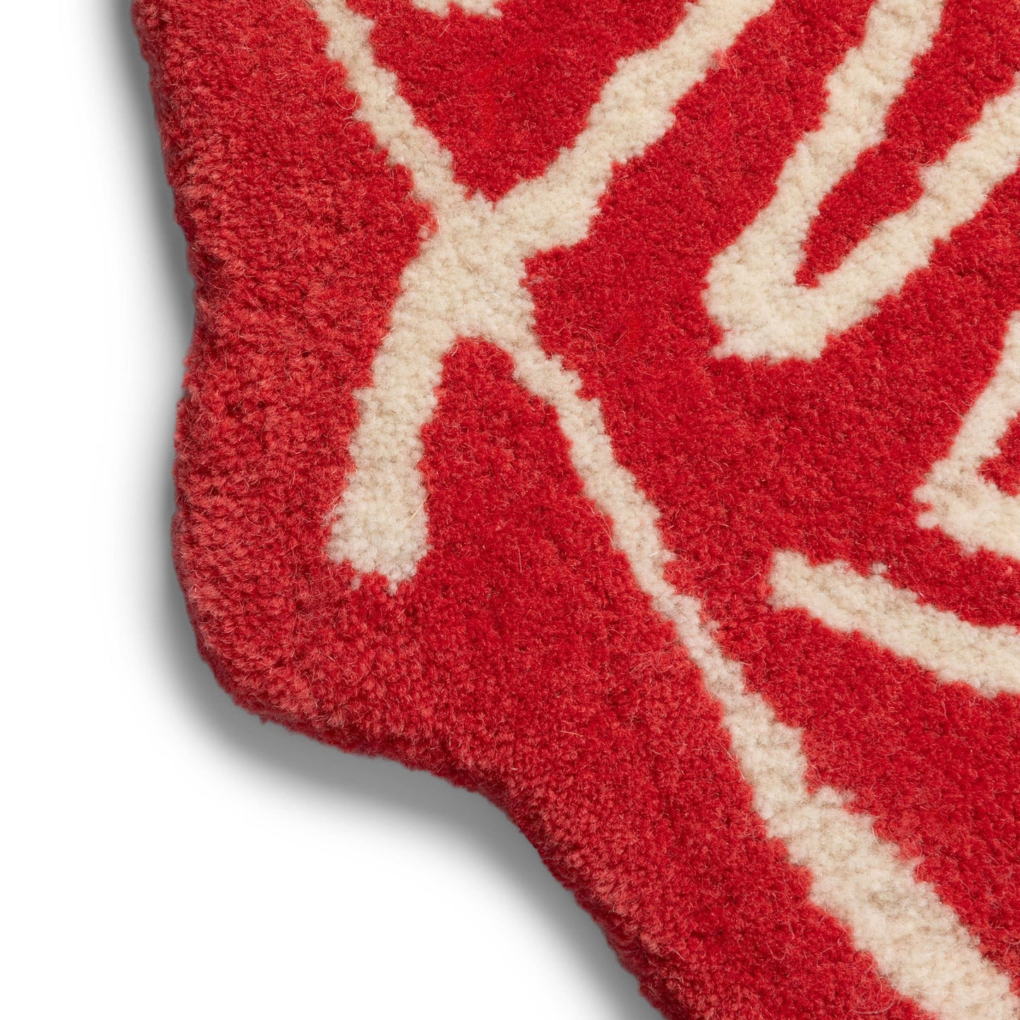 HUMAN MADE HEART RUG SMALL RED