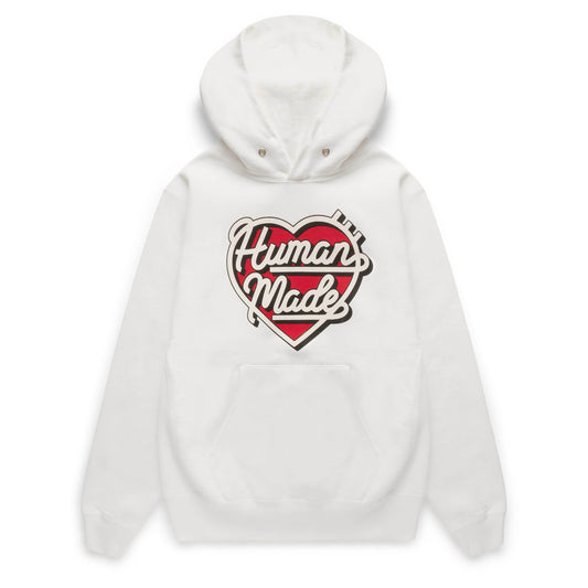 HUMAN MADE HEAVYWEIGHT HOODIE WHITE