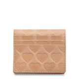 HUMAN MADE LEATHER COMPACT WALLET BEIGE