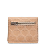 HUMAN MADE LEATHER COMPACT WALLET BEIGE