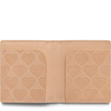 HUMAN MADE LEATHER COMPACT WALLET BEIGE