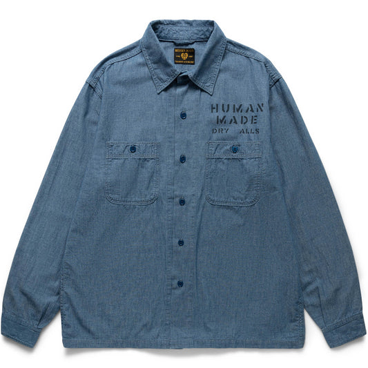 Human Made MILITARY CHAMBRAY SHIRT INDIGO