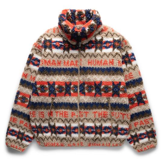 HUMAN MADE NORDIC FLEECE JACKET BEIGE