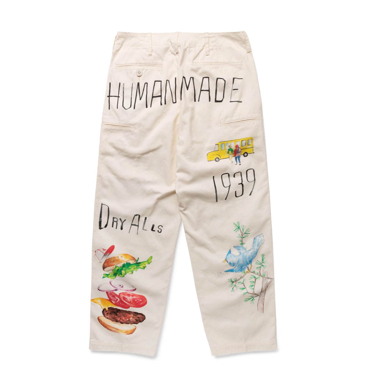 Peserico Printed Chino Trousers in White | Lyst
