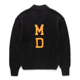 HUMAN MADE V-NECK KNIT SWEATER BLACK