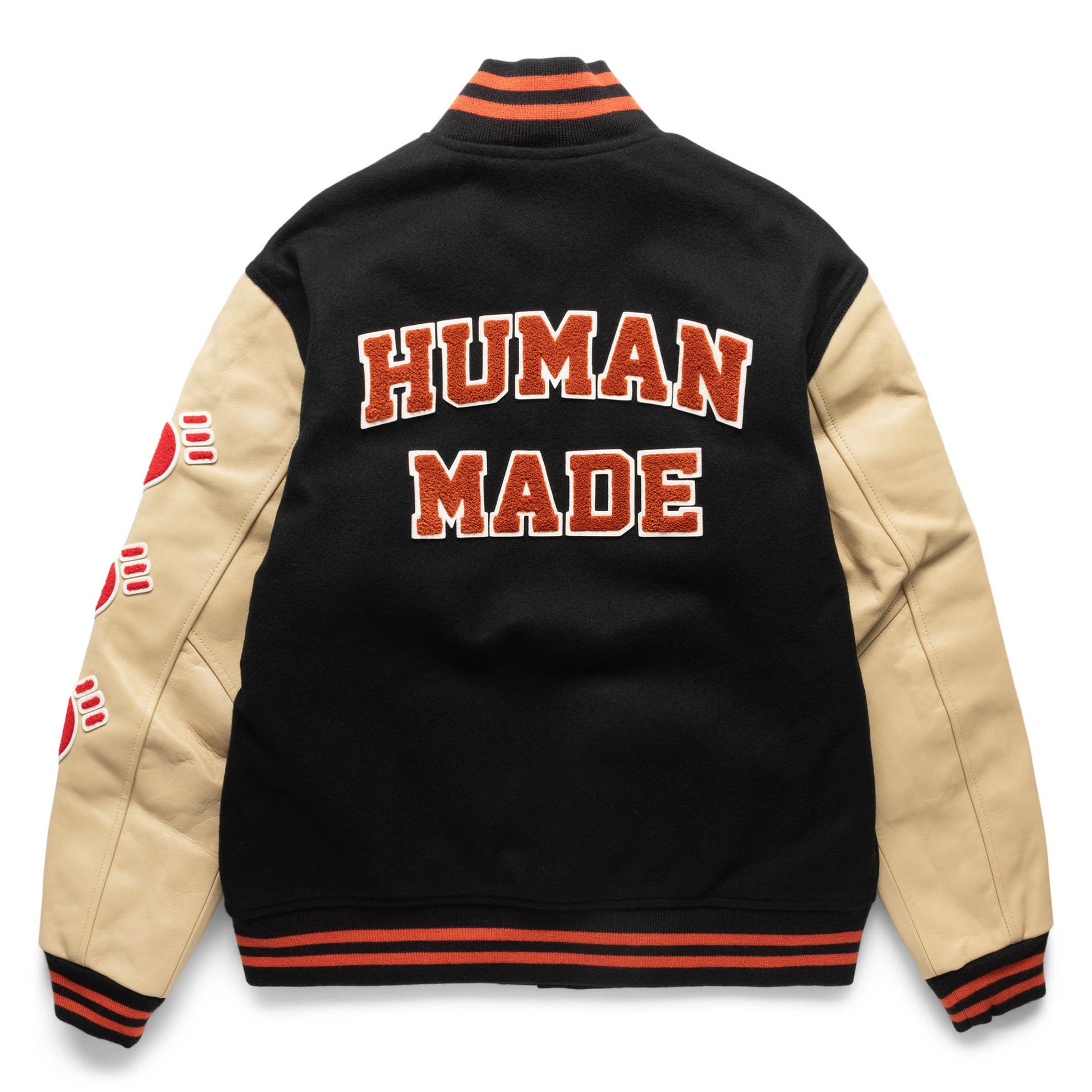 HUMAN MADE VARSITY JACKET BLACK