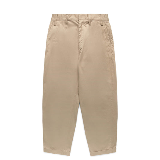 HUMAN MADE WIDE CROPPED PANTS BEIGE