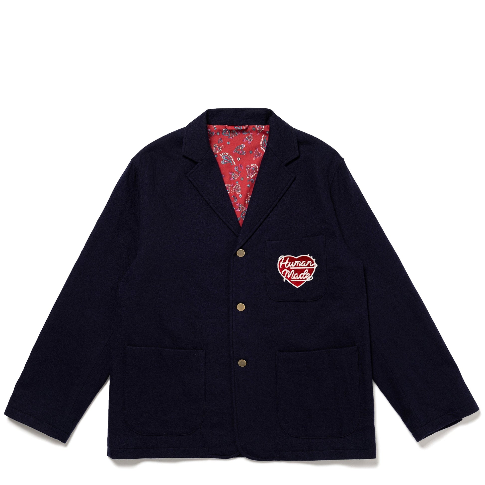 Human Made Outerwear NAVY / M WOOL BLENDED BLAZER