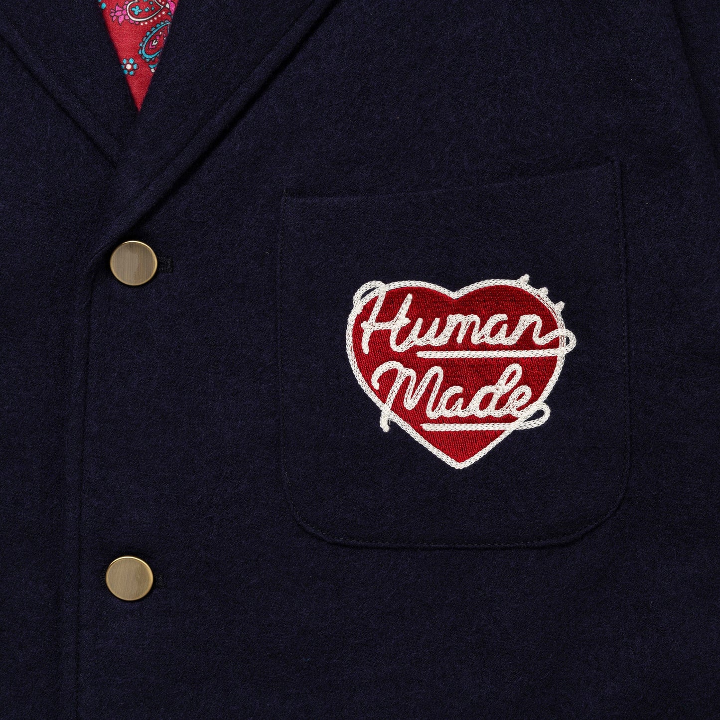 Human Made Outerwear NAVY / M WOOL BLENDED BLAZER