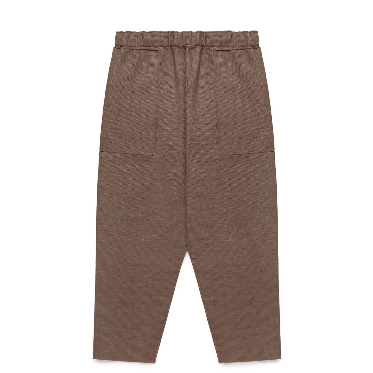 Homme Plissé Issey Miyake Bottoms 44-BROWN / O/S INLAID KNIT TROUSERS