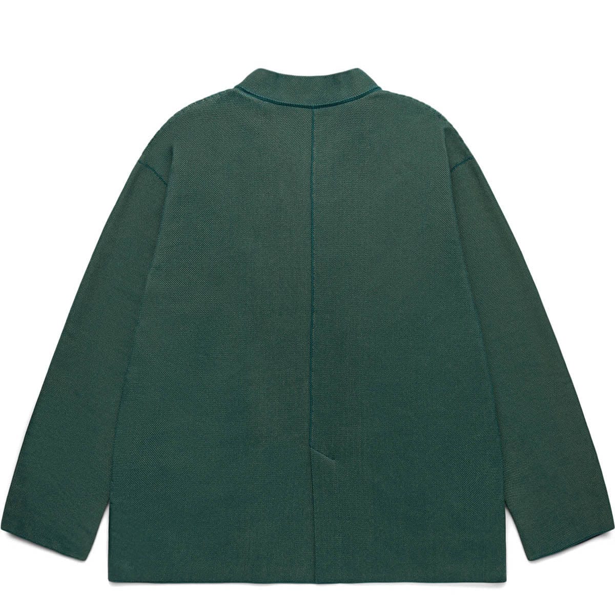 Homme Plissé Issey Miyake Outerwear 62-GREEN / O/S KNIT CARDIGAN