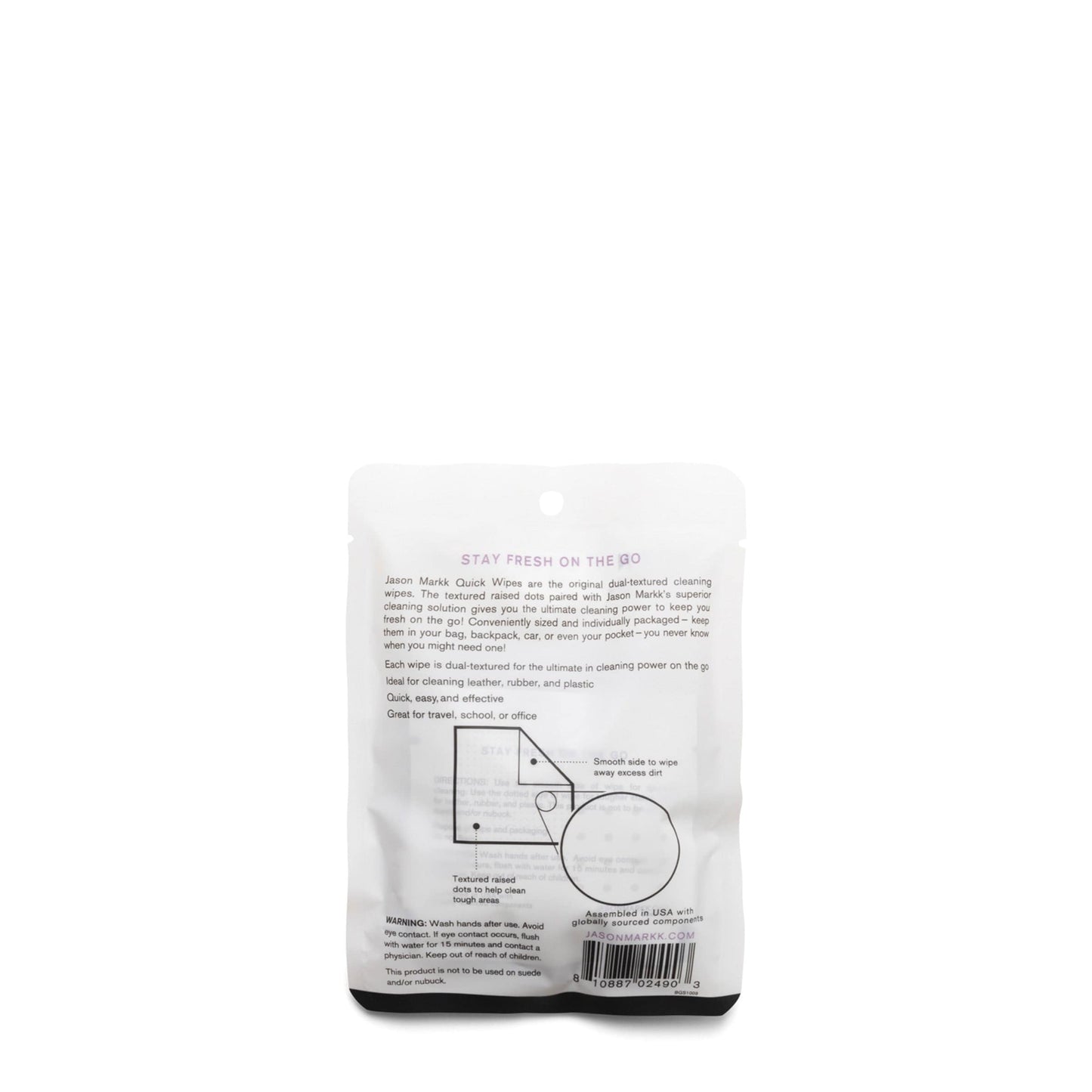 Jason Markk Cleaners N/A / O/S QUICK WIPES (3 PACK)