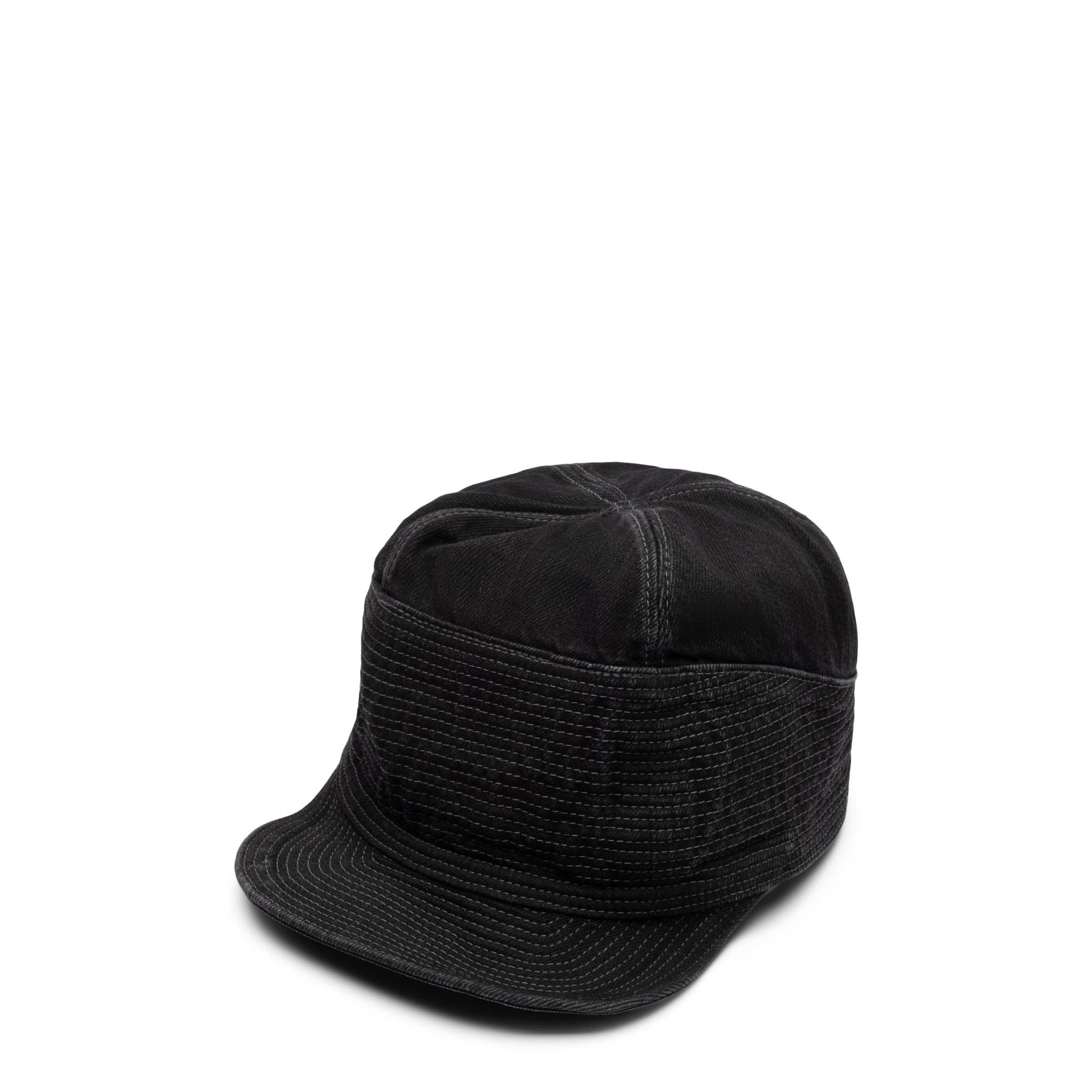 KAPITAL 11.5OZ DENIM THE OLD MAN AND THE SEA CAP BLACK/BLACK 