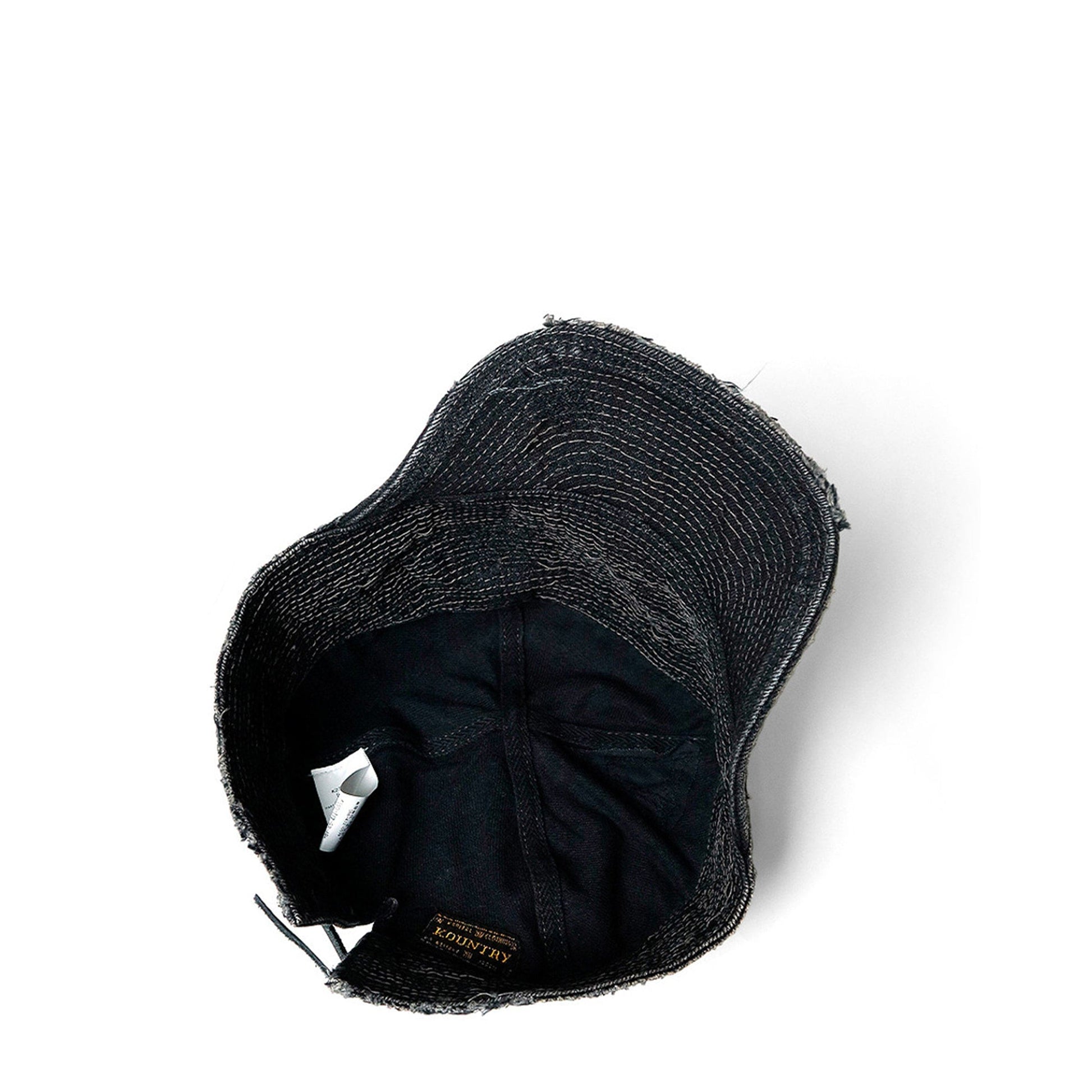 Kapital Headwear BLACK/BLACK / O/S 11.5OZ DENIM THE OLD MAN AND THE SEA CAP