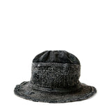 KAPITAL 11.5OZ DENIM THE OLD MAN AND THE SEA HAT BLACK/BLACK 