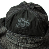 KAPITAL 11.5OZ DENIM THE OLD MAN AND THE SEA HAT BLACK/BLACK 