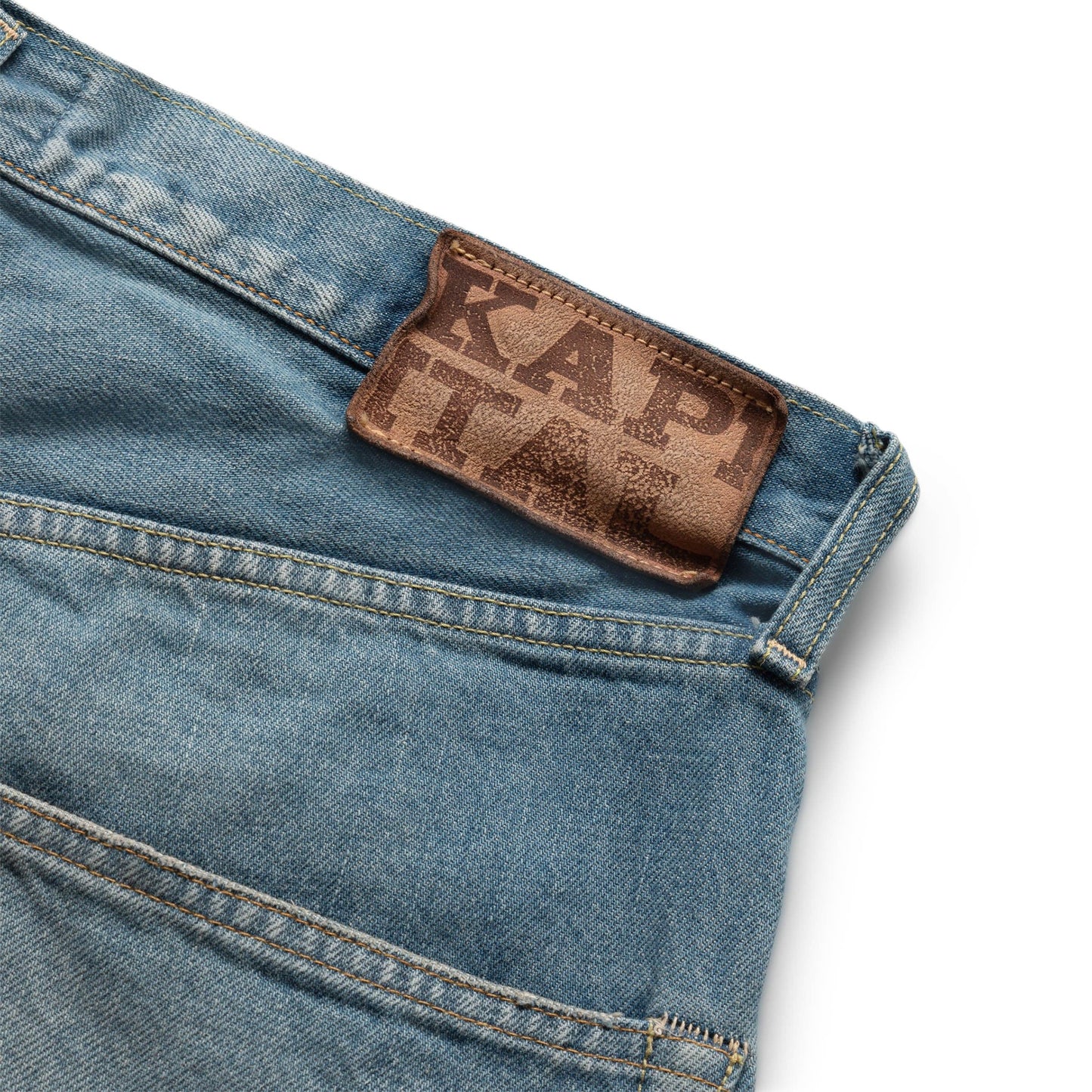 Kapital Shorts 14OZ DENIM 5P SHORTS (BONE)