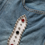 Kapital Shorts 14OZ DENIM SHORTS (STUDS REMAKE)