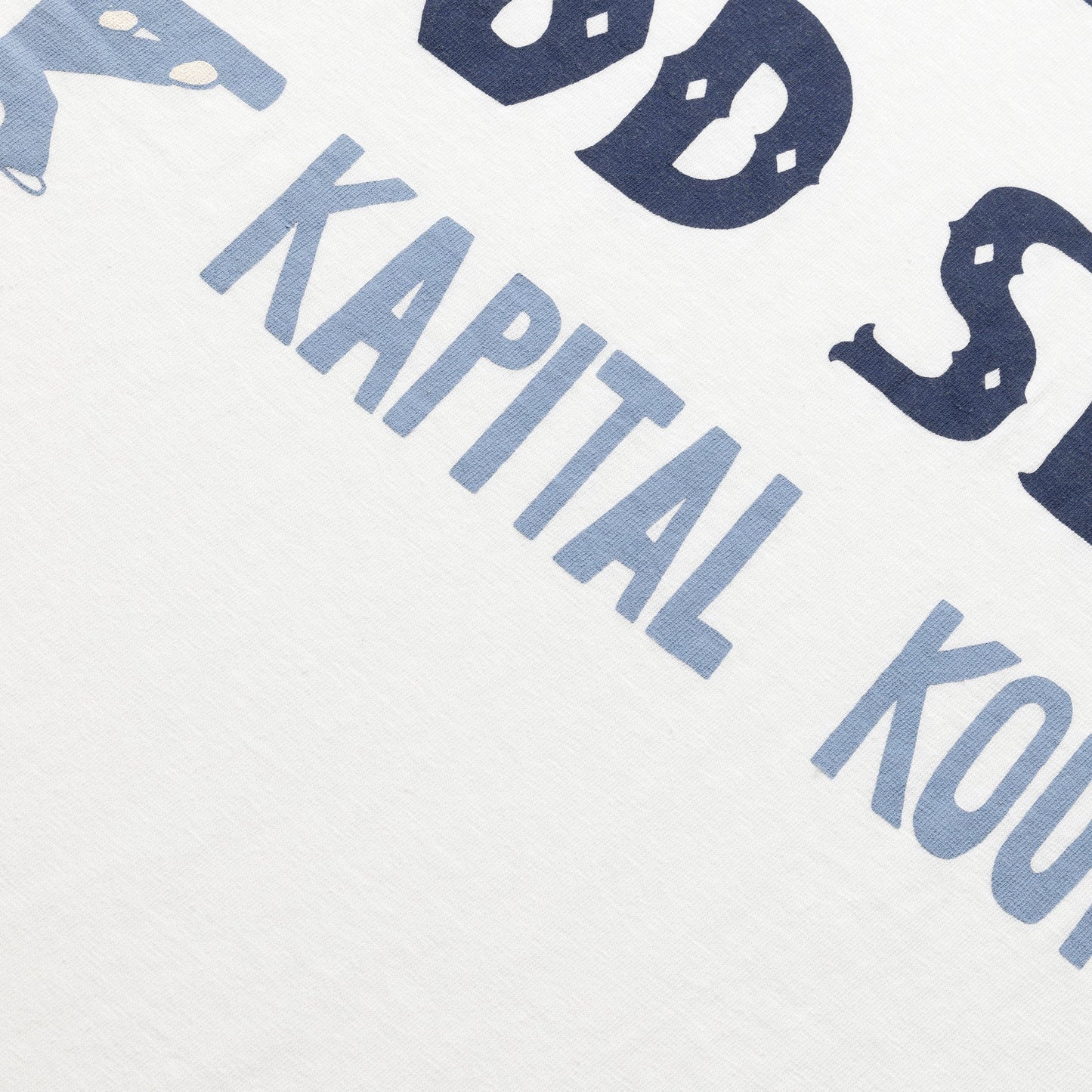 Kapital T-Shirts 18.5/-JERSEY HUGE-T (DENIM REPAIR)