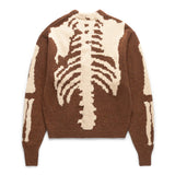 KAPITAL 5G WOOL BONE SHORT CARDIGAN BROWN