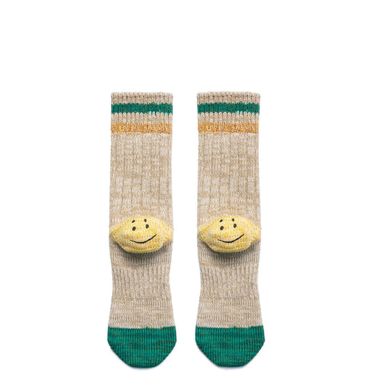 Kapital Socks BEIGE / F 60 YARNS GRANDRELLE IVY RAINBOWY HAPPY HEEL-HOLD SOCKS