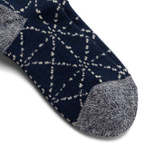 Kapital Socks NAVY / O/S 84 YARNS SASHIKO SOCKS