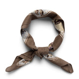 KAPITAL COLOR BANDANA (PECKISH MARIA) BROWN