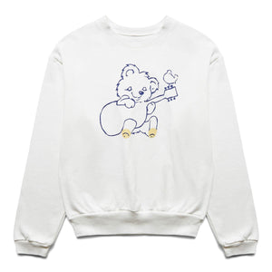 ECO SWT KNIT CREW SWT (LITTLE BEAR & HARMONEY) WHITE | GmarShops