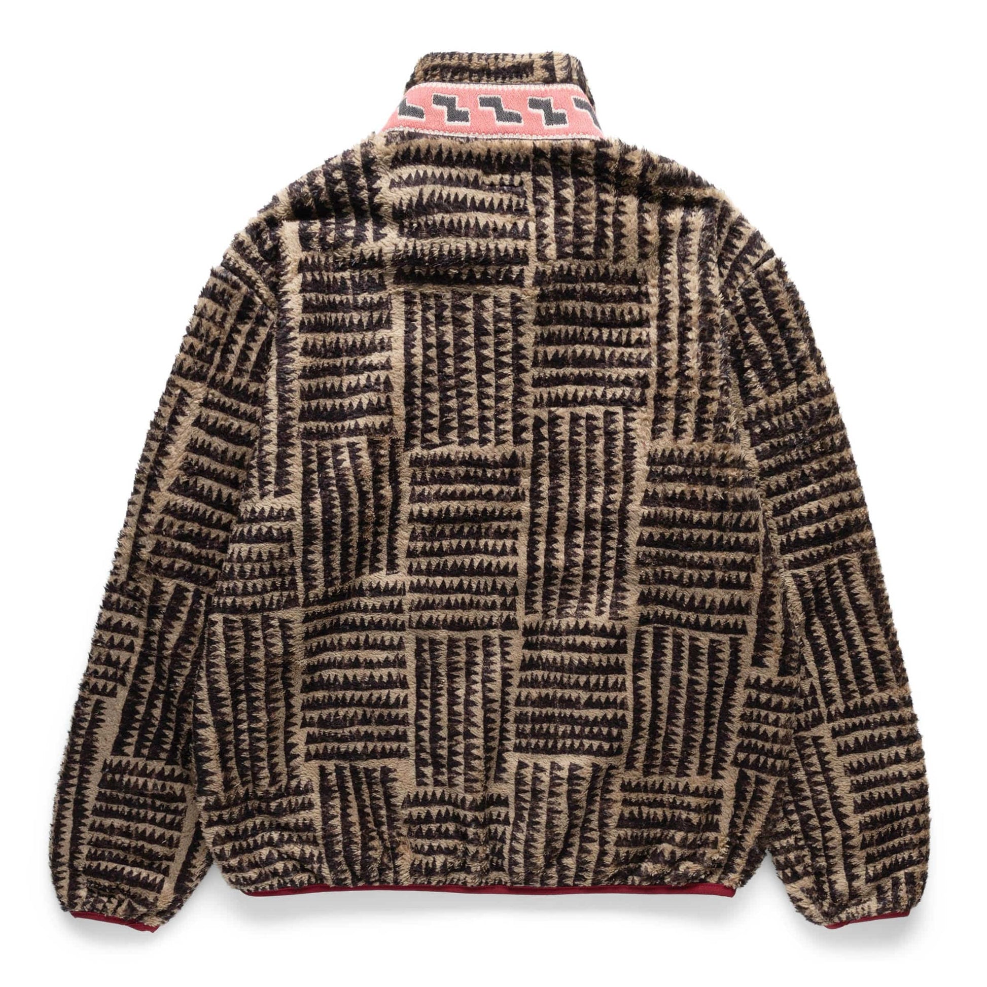 KAPITAL HACKSAW - BLOCK FLEECE ZIP BLOUSON BEIGE