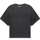 Kapital T-Shirts BLK/PURPLE / O/S JERSEY 2TONES BIG POCKET T (BONE)