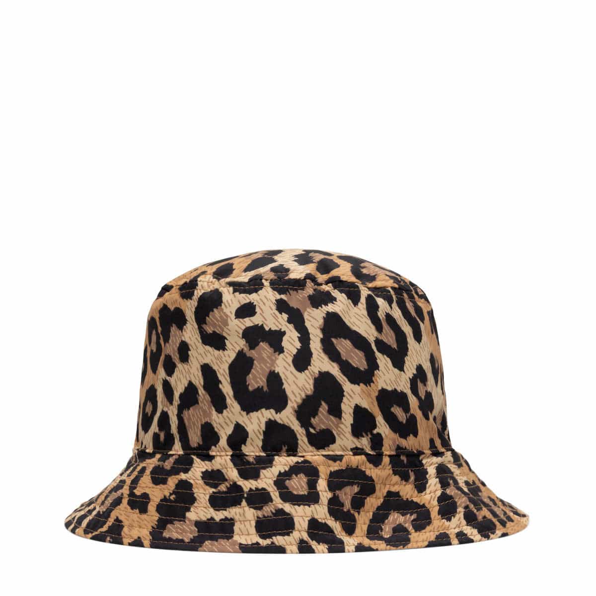 Kapital Headwear BROWN / O/S KOUNTRY FAST-DRY TAFTA LEOPARD BUCKET HAT SHORT BRIM