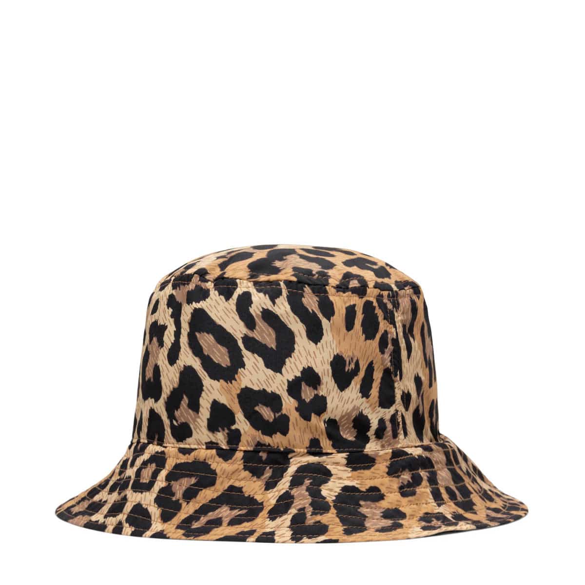 Kapital Headwear BROWN / O/S KOUNTRY FAST-DRY TAFTA LEOPARD BUCKET HAT SHORT BRIM