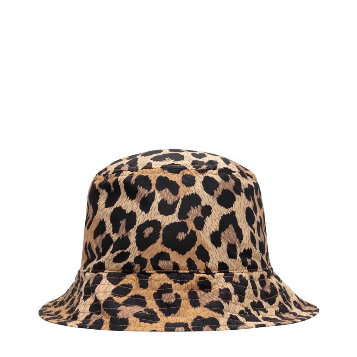 Kapital Headwear BROWN / O/S KOUNTRY FAST-DRY TAFTA LEOPARD BUCKET HAT SHORT BRIM