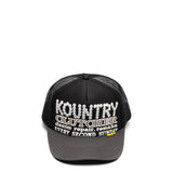 KAPITAL KOUNTRY PEARL CLUTCHER TRUCK CAP BLACK/GREY