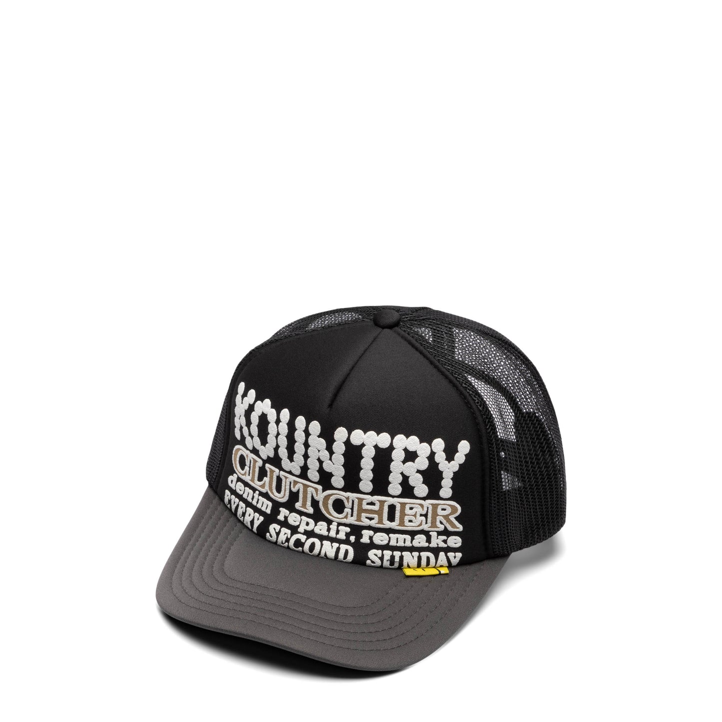 KAPITAL KOUNTRY PEARL CLUTCHER TRUCK CAP BLACK/GREY