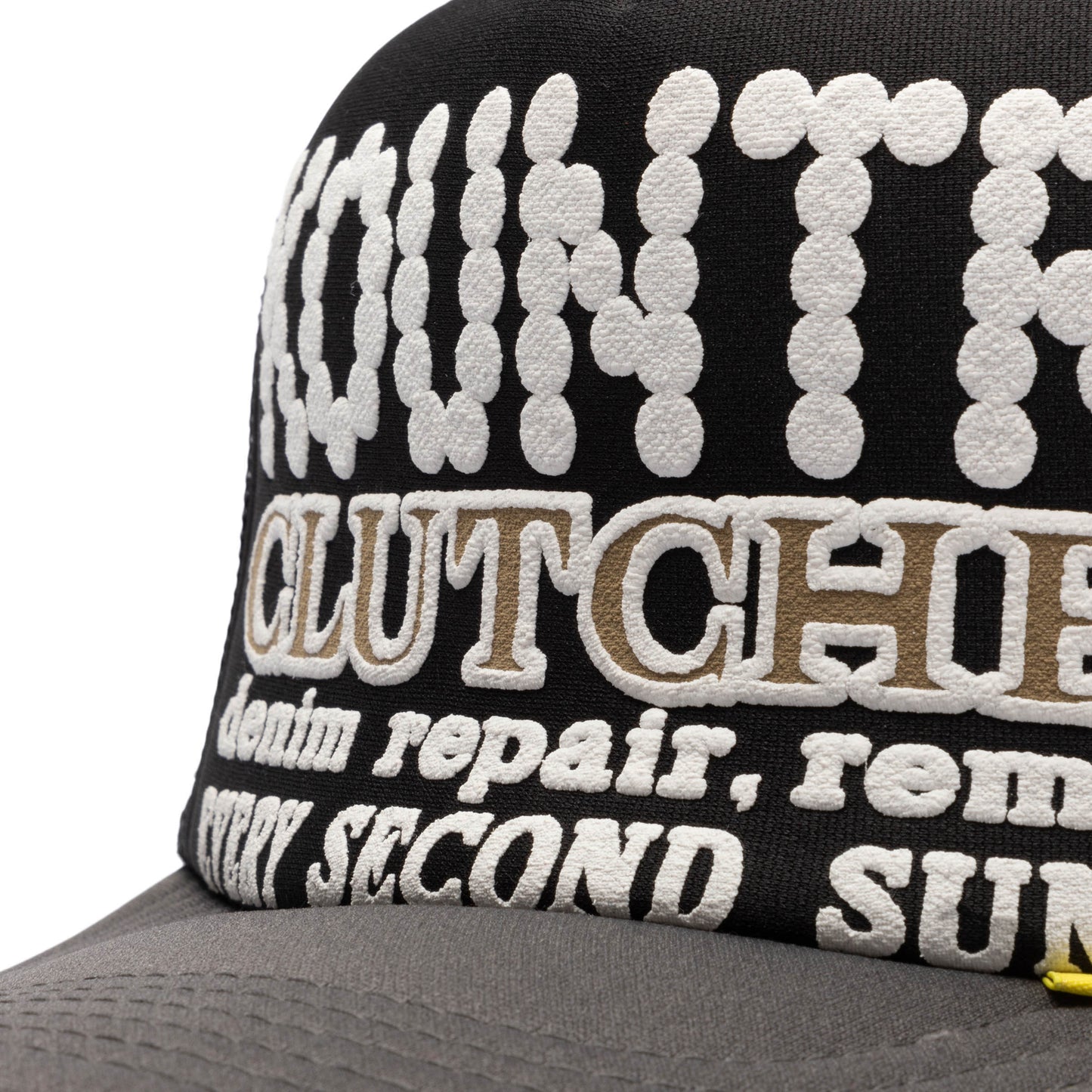 KAPITAL KOUNTRY PEARL CLUTCHER TRUCK CAP BLACK/GREY