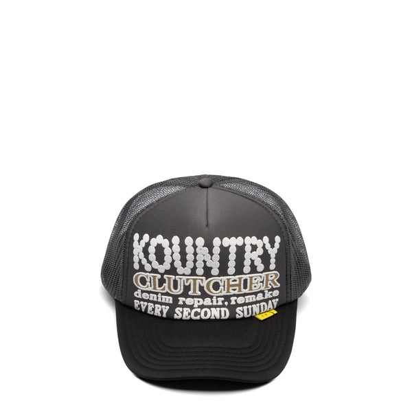 KAPITAL KOUNTRY　パールクラッチャーpt　トラックCAP KAPITAL Kountry Pearl Clutcher Printed Canvas and Mesh