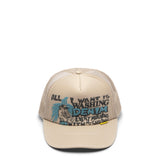 KAPITAL LAUNDRY SHRINK TRUCK CAP BEIGE