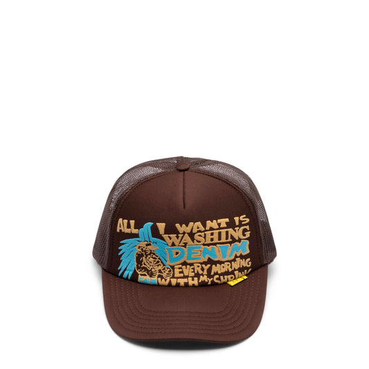 KAPITAL LAUNDRY SHRINK TRUCK CAP BROWN