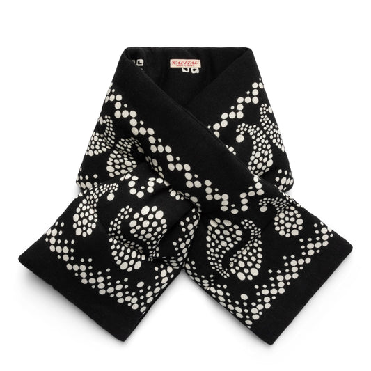 KAPITAL LINEN RAYON BANDANA KESA SCARF BLACK