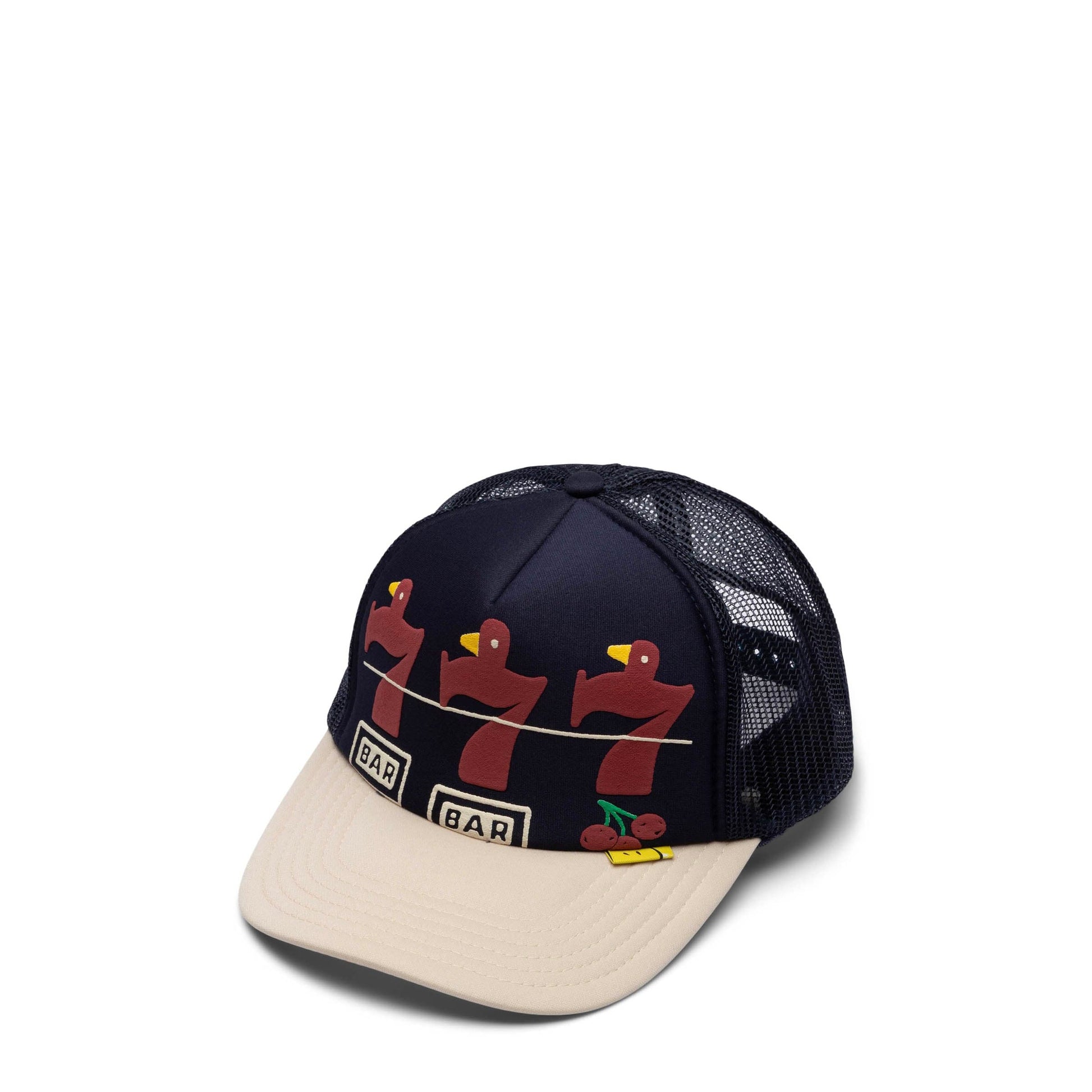 Kapital Headwear NAVY/ECRU / O/S LUCKY BATTERY BIRD TRUCK CAP