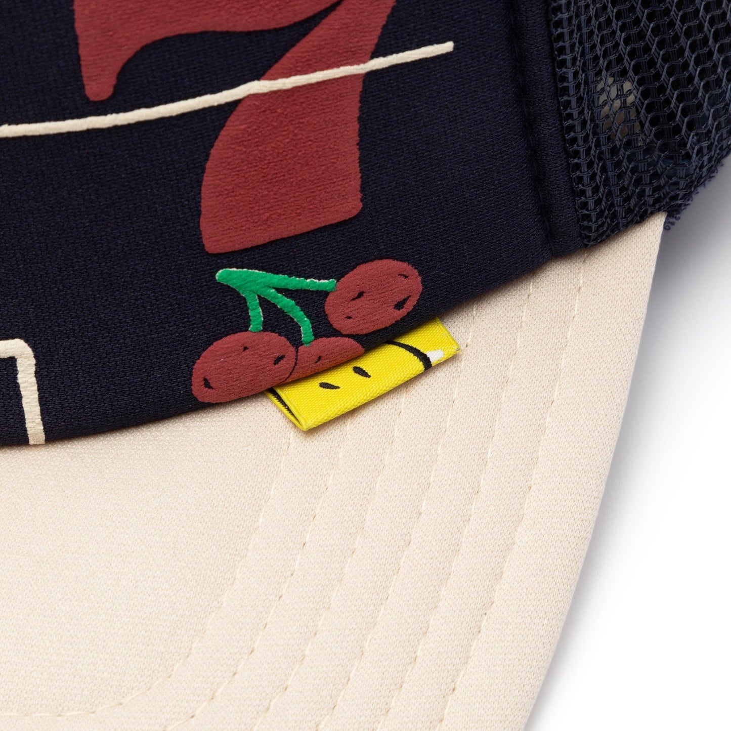 Kapital Headwear NAVY/ECRU / O/S LUCKY BATTERY BIRD TRUCK CAP