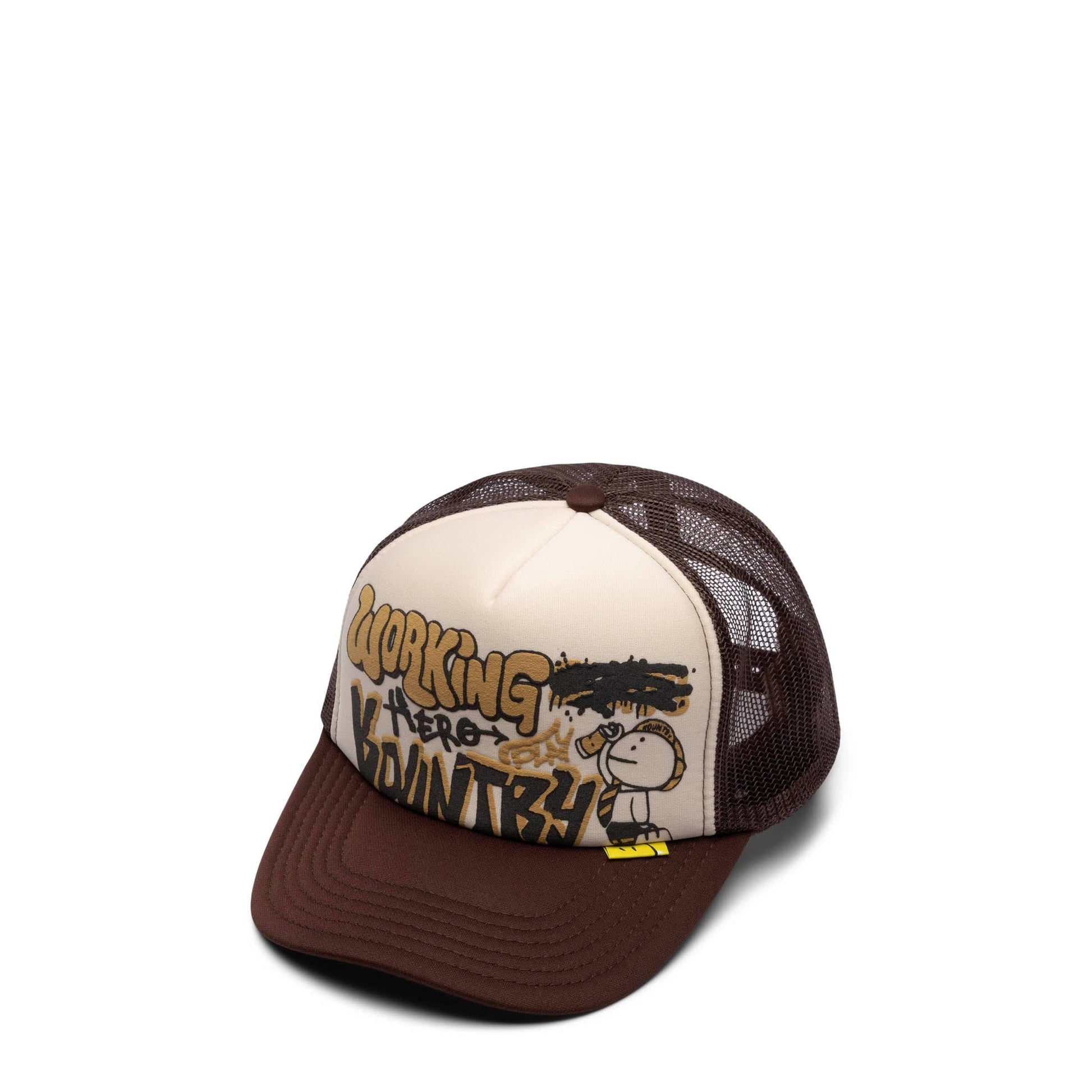 Kapital Headwear ECRU/BROWN / O/S WORKING HERO TRUCK CAP